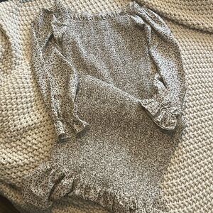 Off the shoulder, long body forming dress